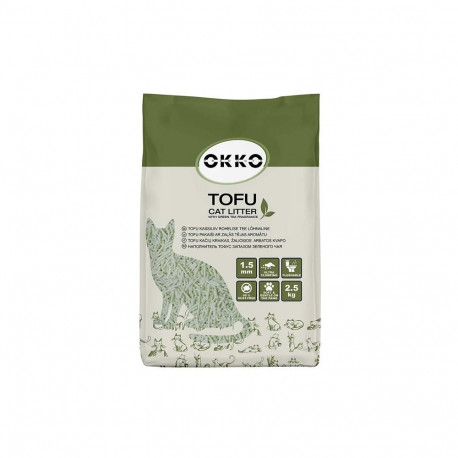 CAT LITTER TOFU GREEN TEA SCENT 2.5KG