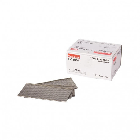 BRAD 16GA 1.6x38mm 2000 tk