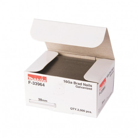 BRAD naelad 16GA 1.6X38MM 2000PC