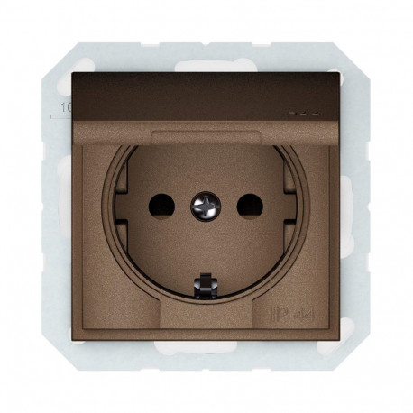 SOCKET IP44 MOCHA RP16-003-22 QR 1000