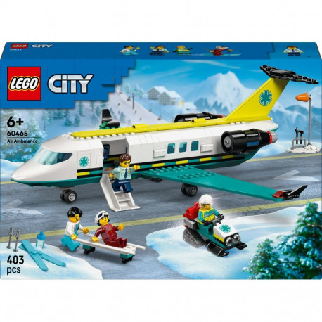 LEGO City 60465 Emergency Air Ambulance Airplane