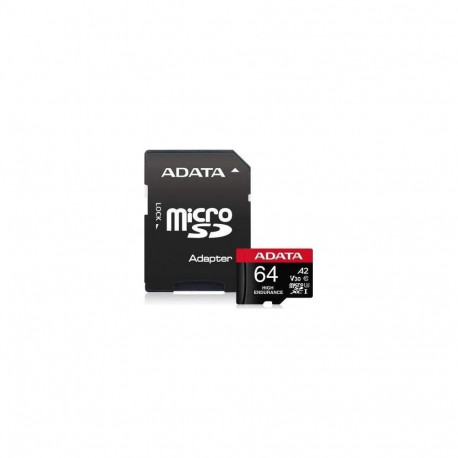 ADATA mälukaart 64GB kõrge vastupidavusega Class 10 UHS-I U3 V30 A2