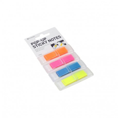 Platinet kleepmärkmed POPN01 12x45mm 160 lehte, 4 värvi