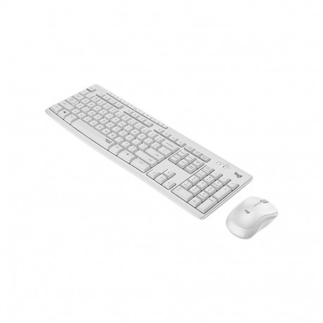 Desktop Logitech Slim Combo MK295 US (W), valge