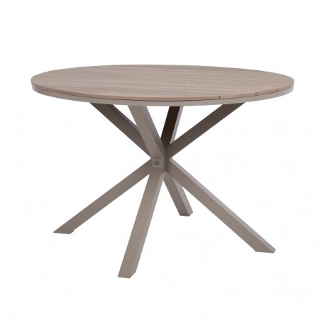 Table PORTO D111,5xH73cm, beige/grey