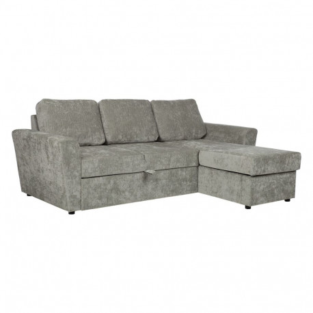 Corner sofa bed INGA light green