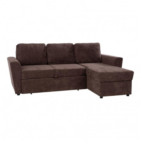 Corner sofa bed INGA brown