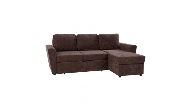 Corner sofa bed INGA brown