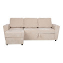 Corner sofa bed INGA beige
