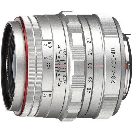 HD Pentax DA 20-40mm f/2.8-4.0 ED DC WR Limited objektīvs, sudrabots