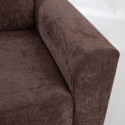 Corner sofa bed INGA brown