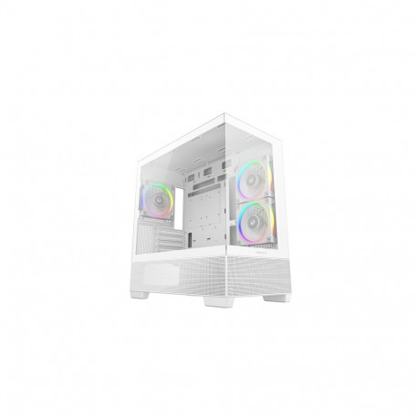 Deepcool arvutikorpus CG380 3F Micro ATX, valge