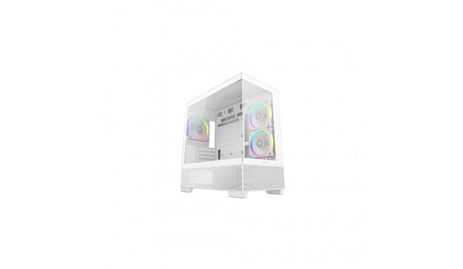 Deepcool arvutikorpus CG380 3F Micro ATX, valge