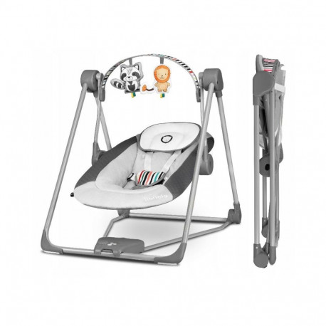 Baby swing lounger OTTO Grey Dove
