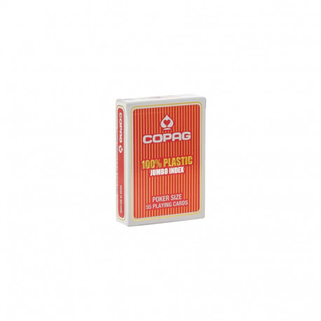 Copag 2 Corner Jumbo Index Playing Cards (Red)