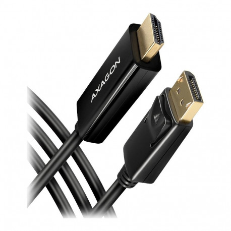 AXAGON RVD-HI14C2 DisplayPort > HDMI 1.4 cable 1.8m 4K/30Hz