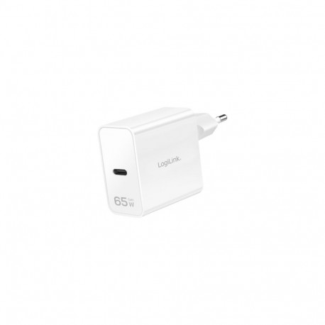LogiLink laadija USB-C GaN 65W, valge
