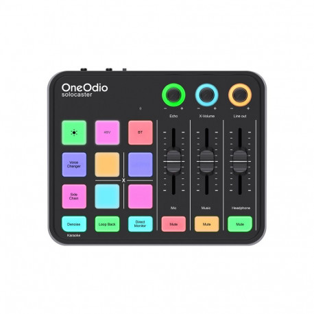 OneOdio Solocaster Audio Mixer and Sound Card