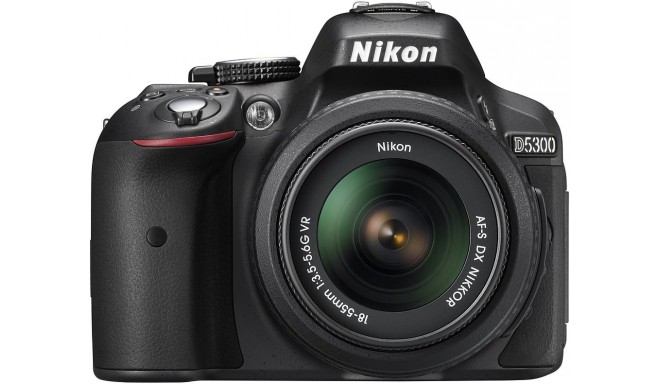 Nikon D5300 + 18-55mm VR Kit, black