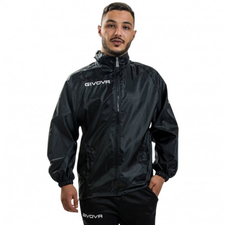Kurtka Givova Rain Basico czarna RJ001 0010 S