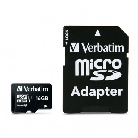 MicroSD Mälikaart koos Adapteriga Verbatim Premium 16 GB