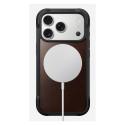 "Nomad Rugged Leather Case iPhone 17 Pro Rustic Brown Horween"