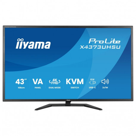 iiyama ProLite X4373UHSU-B2 108 cm (43") mattmust monitor