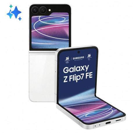 Samsung Galaxy Z Flip7 FE 5G kahe SIM-kaardiga 8RAM 128GB, valge