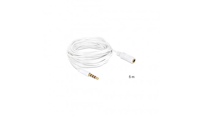 A 3,5mm pistik-pistik audiokaabel 5m