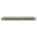 "DIGITUS Patchpanel 1HE 24-Port Cat5e geschirmt grau"