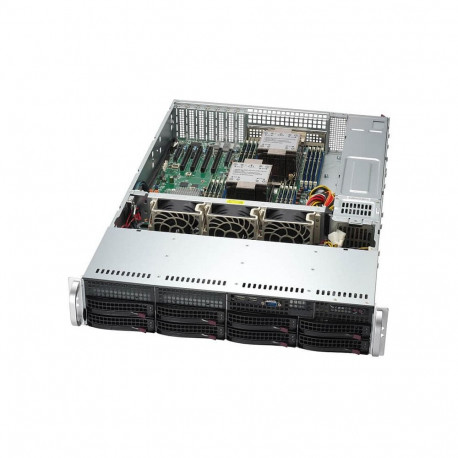 "Barebone Server Supermicro 2U X13DEI-T 8x3.5"" Hot-Swap 2x1200W"