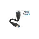 DeLock USB 3.0-A St > BU ShapeCab kaabel