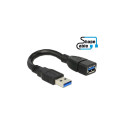 DeLock USB 3.0-A St > BU ShapeCab kaabel