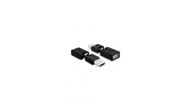 Delock pööratav adapter USB 2.0-A