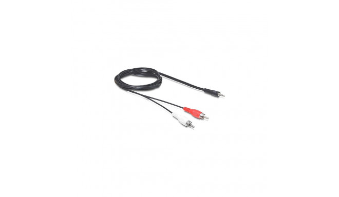3,5 mm 3 Pin - 2x RCA kaabel