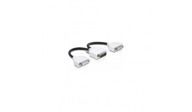 DVI DMS-59 pistik > 2x DVI pesa