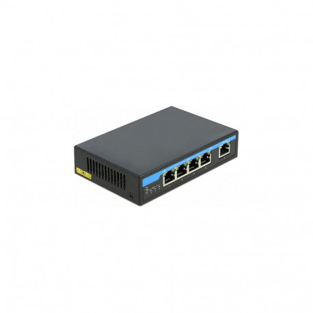 "DELOCK Gigabit Ethernet Switch 4 Port PoE + 1 RJ45"