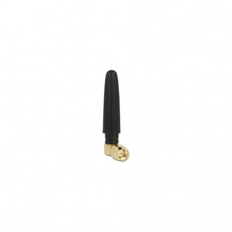 LTE antenn SMA-pistikuga 90° 2 dBi ringsuunaline jäik, must