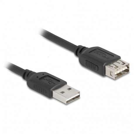 "Delock USB 2.0 Verlngerungskabel EASY USB Typ-A Stecker zu Typ-A Buchse 1 m"