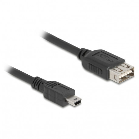 Delock USB 2.0 kaabel USB Typ Mini-B pistik EASY USB Typ-A pesa 1 m