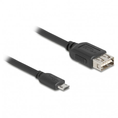 Delock USB 2.0 kaabel EASY USB tüüp Micro-B pistik EASY USB tüüp-A pesa 2 m