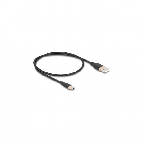 "DELOCK USB 2.0 Kabel USB Typ-A St > USB Typ-C St 0.5m schw."