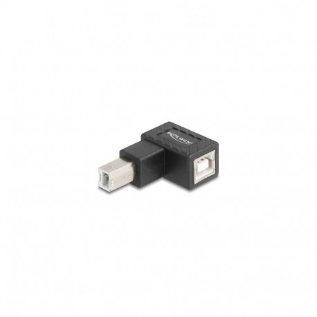 Delock USB 2.0 B pistik - B pesa 90° ülespoole adapter