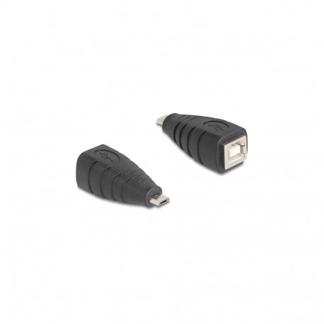 "DELOCK Adapter USB 2.0 Micro-B Stecker zu B Buchse"