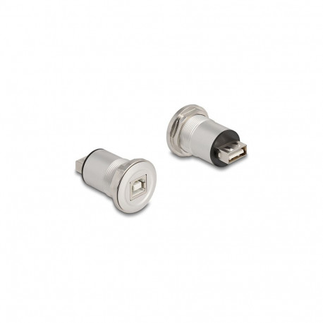 "DELOCK USB2.0 Type-C zu Typ-B Einbaubuchse Aluminium"