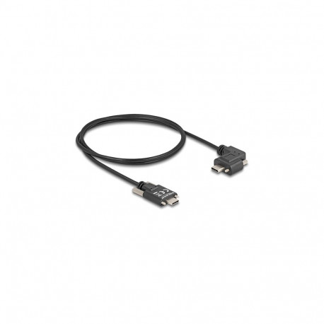 "USB 2.0 Kabel USB Type-C™ Stecker mit Schrauben zu USB Type-C™ Stecker mit Schrauben gewinkelt link