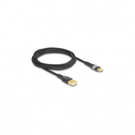 "USB 2.0 Kabel Typ-A Stecker zu USB Type-C™ Stecker mit Schnellladefunktion 60 W transparent 2 m"