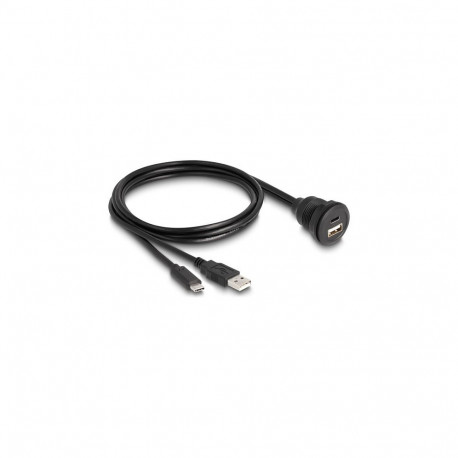 "USB 2.0 Kabel USB Typ-A Stecker und USB Type-C™ Stecker zu USB Typ-A Buchse und USB Type-C™ Buchse 
