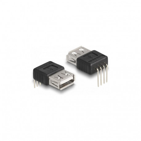 "Adapter USB 2.0 Typ-A Buchse zu 4 Pin 90° gewinkelt"