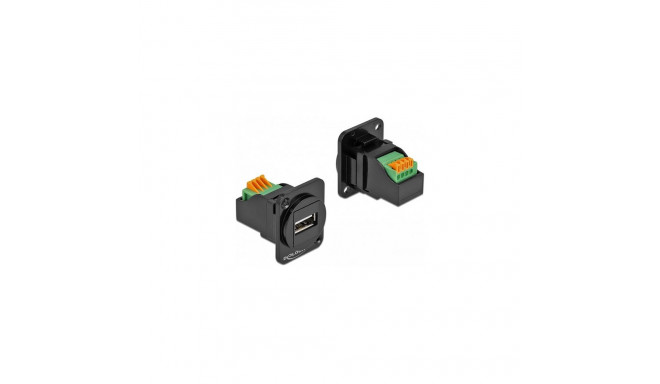 "D-Typ Modul USB 2.0 Typ-A Buchse zu Terminalblock"